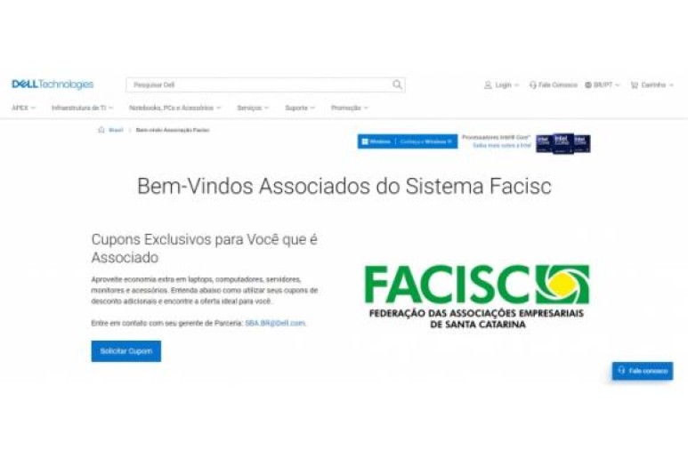 Capa notícia Acislo fecha parceria com Facisc e Dell para beneficiar associados